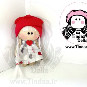 عروسک روسی دختر کد #147 به همراه کلاه بافتنی